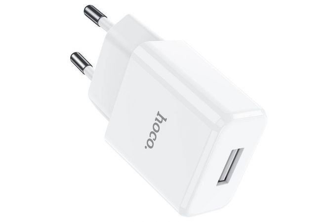 Сетевое зарядное устройство USB HOCO N9 2100mAh (белый)