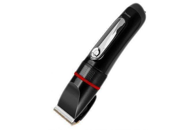 Машинка для стрижки CENTEK CT-2101 черный 3Вт, USB, LED,180мин от батареи, 6 насадок