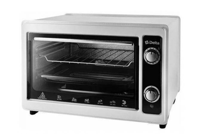 Электрическая печь DELTA D-0122 белый 1300 Вт, 37 л