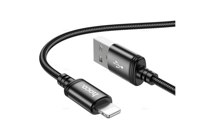 Кабель USB - Lightning HOCO X89 2,4A (черный) 1м