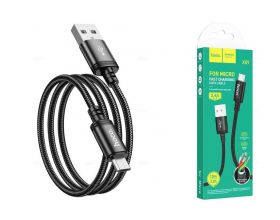 Кабель USB - MicroUSB HOCO X89 (черный) 1м