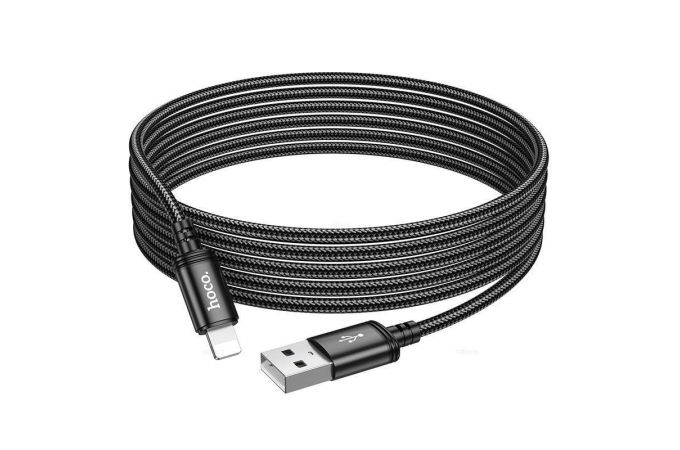 Кабель USB - Lightning HOCO X91 2,4A (черный) 3м