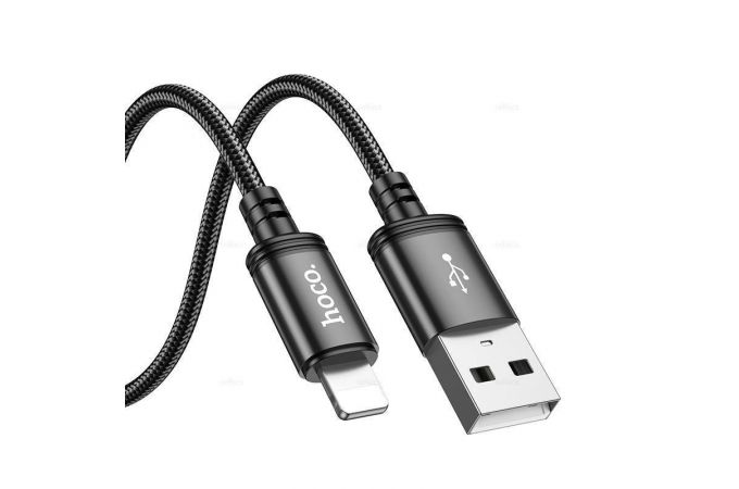 Кабель USB - Lightning HOCO X91 2,4A (черный) 3м