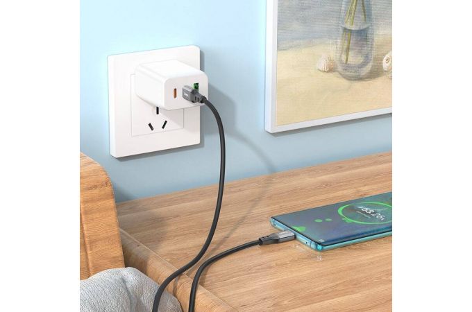 Кабель USB Type-C - USB Type-C HOCO X92, PD60W (черный) 3 м