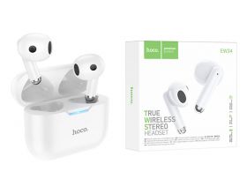 Наушники вакуумные беспроводные HOCO EW34 True wireless stereo headset Bluetooth (белый)