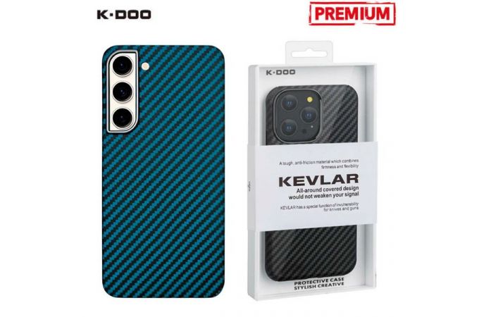 Чехол для телефона K-DOO KEVLAR SAMSUNG Galaxy S23 PLUS (синий)