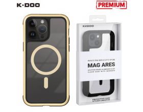 Чехол для телефона K-DOO MAG ARES MagSafe бронированный iPhone 14 PRO MAX (золото)