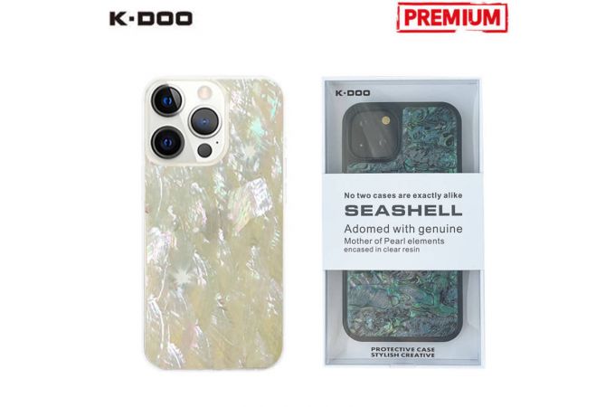 Чехол для телефона K-DOO SEASHELL iPhone 12 PRO MAX прозр. корп (белый)