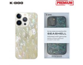 Чехол для телефона K-DOO SEASHELL iPhone 12 прозр. корп (белый)