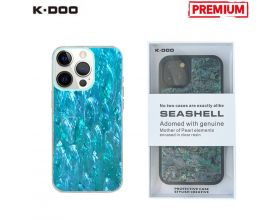 Чехол для телефона K-DOO SEASHELL iPhone 11 прозр. корп (синий)