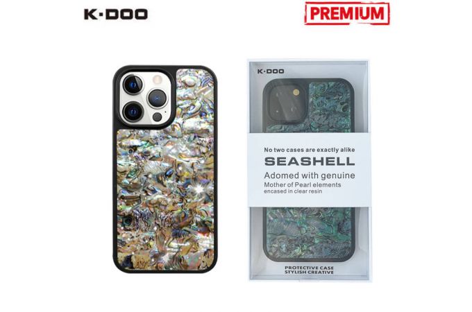 Чехол для телефона K-DOO SEASHELL iPhone 14 черн. корп (черный)