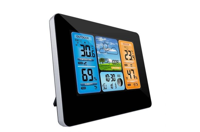 Часы-метеостанция Орбита OT-HOM01 (Черный)