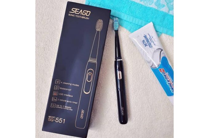 Зубная щетка электрическая SEAGO SG-551 Черная
