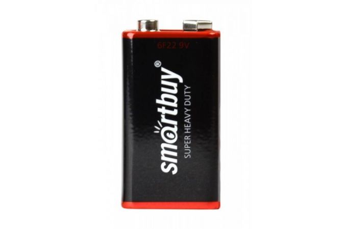 Батарейка солевая крона Smartbuy 6F22/1S (10/400)  (SBBZ-9V01S)
