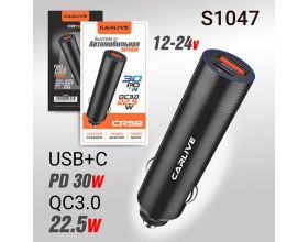 Автомобильное зарядное устройство Carlive CR58 QC3.0 + PD25W (Black) 20pcs