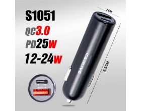 Автомобильное зарядное устройство Carlive CR59 QC3.0 + PD25W (Black) 100pcs без упаковки