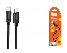 Кабель USB Type-C - USB Type-C HOCO X122 Benefit 60W (черный)