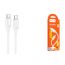 Кабель USB Type-C - USB Type-C HOCO X122 Benefit 60W (белый)
