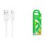 Кабель USB  - Lightning HOCO X122 Benefit PD27W (белый)