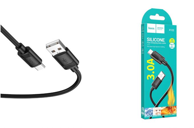 Кабель USB - USB Type-C HOCO X122 Benefit (черный)