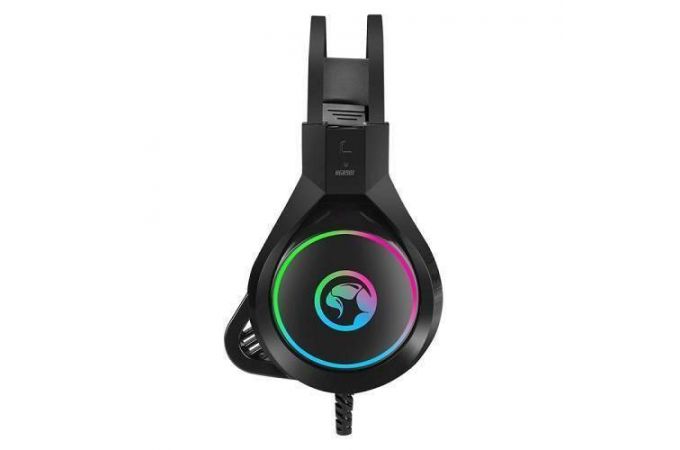 Наушники мониторные проводные с микрофоном MARVO HG8901 полноразмерные 2,1м (черный)