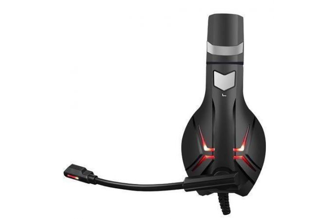 Наушники мониторные проводные с микрофоном MARVO HG8928 полноразмерные 2м (черно-красный)