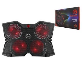 Охлаждающая подставка для ноутбука MARVO FN-38 RD,  400x275x30 мм,  чёрно-красный