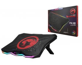 Охлаждающая подставка для ноутбука MARVO FN-40,  405x300x26 мм,  чёрно-красный