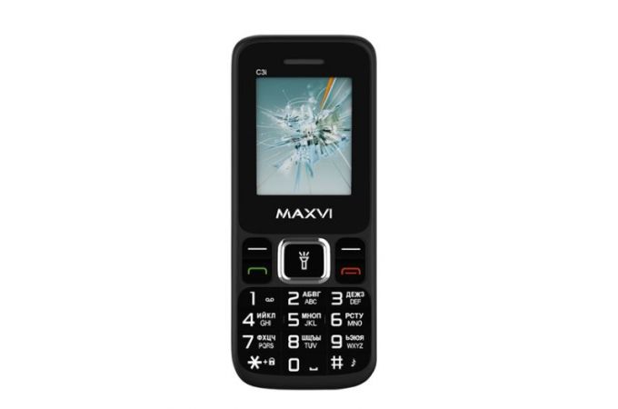 Сотовый телефон MAXVI  C3i Black без СЗУ в комплекте