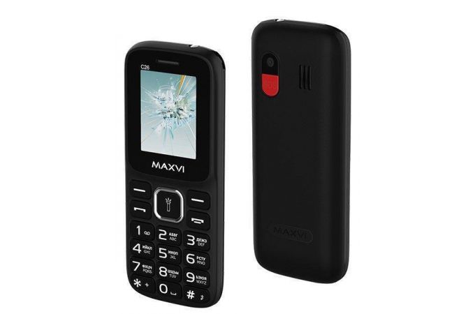 Сотовый телефон MAXVI C26 Black