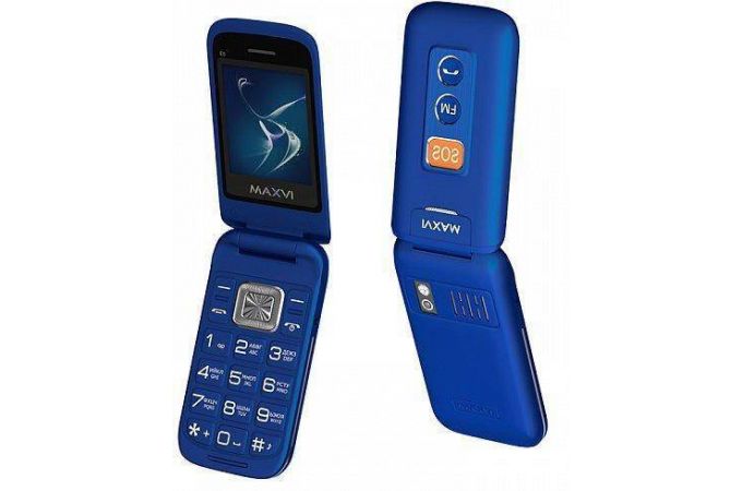 Сотовый телефон MAXVI E5 Blue
