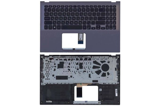 Клавиатура для ноутбука Asus X512 серая топ-панель