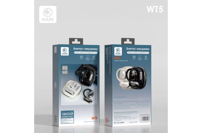 Наушники беспроводные MARK WT5 Белый