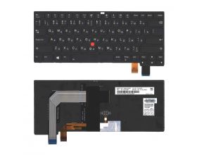 Клавиатура для ноутбука Lenovo Thinkpad T460S T470S черная с подсветкой 01EN722, 01EN763