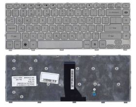 Клавиатура для ноутбука Acer Aspire 3830 4830 серебристая