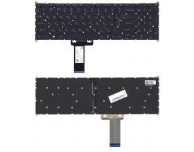 Клавиатура для ноутбука Acer Aspire 7 A715-73 черная с подсветкой