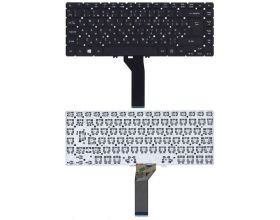 Клавиатура для ноутбука Acer Aspire R7-571 черная c подсветкой вертикальный Enter