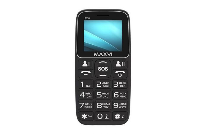 Сотовый телефон MAXVI  B110 Black