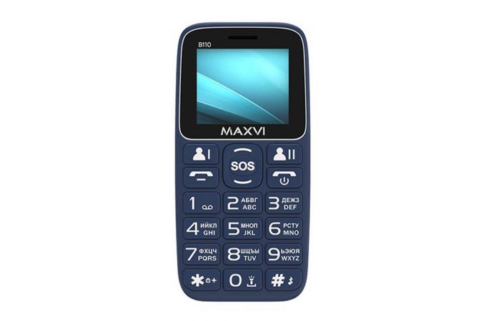 Сотовый телефон MAXVI  B110 Blue