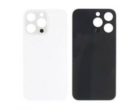 Задняя крышка (стекло) для iPhone 13 Pro (белый) легкая установка (литое стекло)