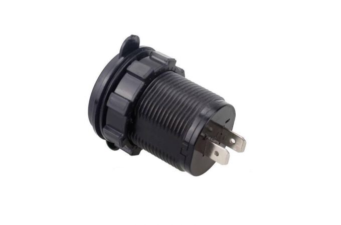 Разветвитель прикуривателя в авто TDS TS-CAU49 Синий (Врезной)