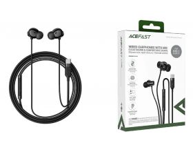 Наушники вакуумные проводные ACEFAST L10 USB-C in-ear silicone wired earphones with mic (Черный)
