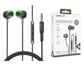 Наушники проводные ACEFAST L4 3.5mm in-ear wired earphones with mic(Черный)