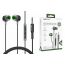 Наушники проводные ACEFAST L4 3.5mm in-ear wired earphones with mic(Черный)