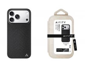 Чехол для iPhone 17 Pro Max AIRITY Oriental Ink Veil case  (Серо Черный)