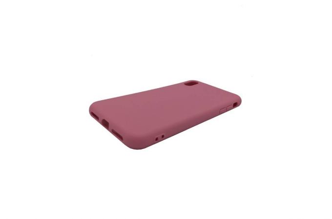 Чехол для iPhone XR плотный матовый (серия Colors) (лососевый)