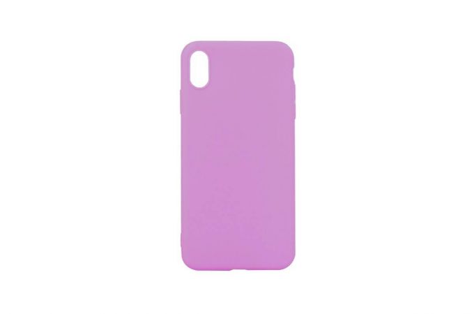 Чехол для iPhone XR плотный матовый (серия Colors) (сливовый)