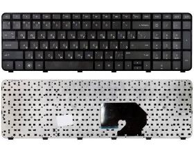 Клавиатура для ноутбука HP Pavilion DV7-6000 черная, с рамкой
