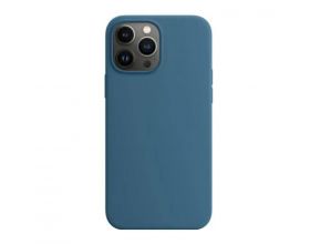 Чехол для iPhone 13 Pro Max (6.7) Soft Touch MagSafe Blye Jay (голубая сойка)