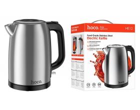 Чайник электрический HOCO HE12 объем 1,7л СТАЛЬНОЙ